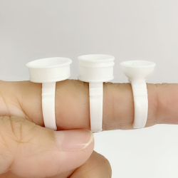 ANILLO PARA ADHESIVO O PIGMENTO (BLANCO, GRANDE, 100UDS)