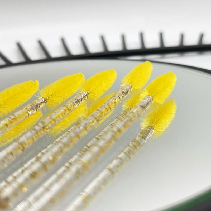 MINI MASCARAS (CRISTAL AMARILLO /50U)