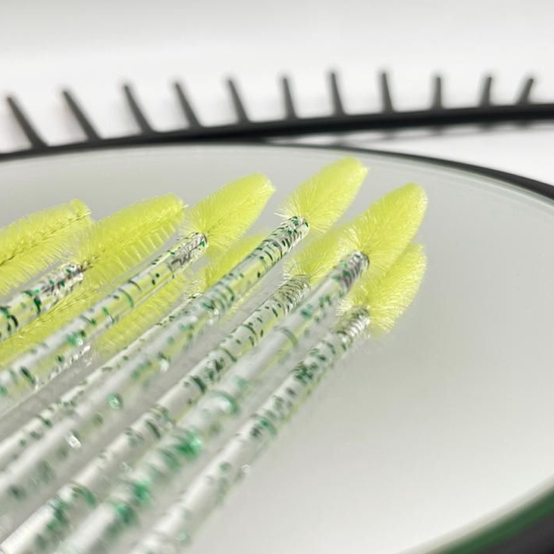 MINI MASCARAS (CRISTAL VERDE LIMON /50U)