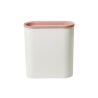 BASURERO PORTATIL (BLANCO/ARO ROSADO/265*115*285mm)