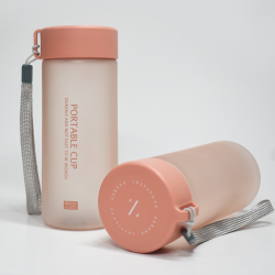 BOTELLA PARA AGUA (ROSADA/ 500ML)