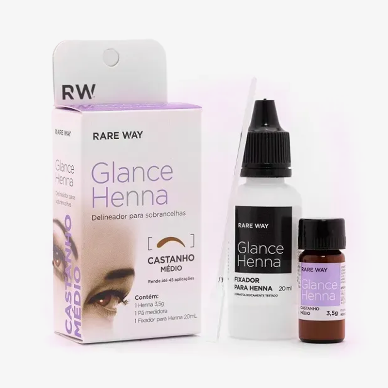 KIT GLANCE HENNA CASTANO MEDIO (MARRON MEDIO)
